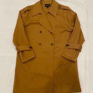 Something Navy Easy Oversized Trench Coat in Caramel